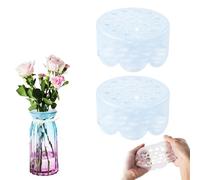 zoocco Silicone Flower Arranging Grid, Reusable Flexible Floral Grid for DIY Flower Arrangement (2 PCS)