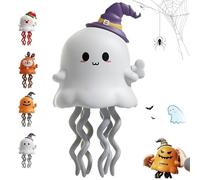 zoocco Spooky Magical Mini Dancing Ghost for Christmas, 3D Creative Twisting Clockwork Slide Boost Kids Creativity & Imagination (Ghost)