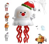 zoocco Spooky Magical Mini Dancing Ghost for Christmas, 3D Creative Twisting Clockwork Slide Boost Kids Creativity & Imagination (Santa)