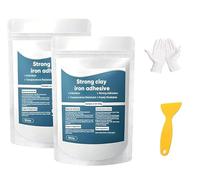 zoocco Steel Epoxy Putty Repair Clay 3.5oz Metal Wood Plastic DIY (2pc)