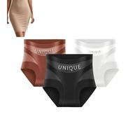 zoocco Unique Underwear Tummy Control Women, High-Waist Seamless Shaping Panties, Tummy Control Underwear for Smooth Waist Under Dresses & Pants (D,L)