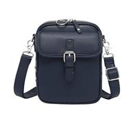 zoocco Urvashi Crossbody Leather Bag, Anti Theft Crossbody Bag Women with 10 Card Slots, RFID Crossover Purse for Shopping,Travel (Navy Blue)