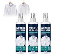 zoocco Wrinkle Releaser Spray Travel Size 50ml, Smooths Creases in Seconds No Iron Needed for Business Trips Vacation Daily Wear (3 PCS)