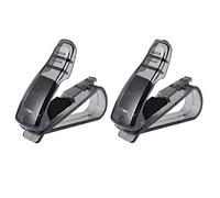 ZOOENIE Lot de 2 Supports de Lunettes de Soleil pour Pare-Soleil de Camion, Support de Lunettes, Support Universel pour Lunettes de Soleil, Compartiment pour Lunettes, Porte-Cartes