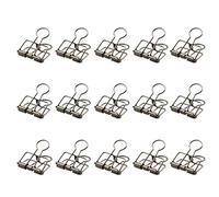 Zoohot 32mm argent pince à dessin - Lot de 15