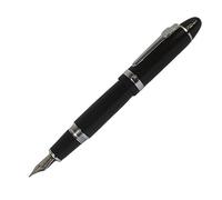 zoohot Jinhao 159 Stylo à plume Garniture en laque noire (argent)