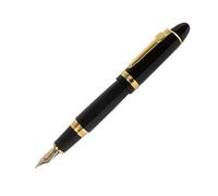 zoohot Jinhao 159 Stylo à plume Garniture en laque noire (d'or)