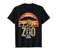 Zookeeper Animaux Zoo Wildlife Lover Safari Savane T-Shirt