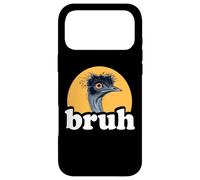 Zookeeper Funny Bro Bruh Kids Flightless Bird Emu Lover Coque pour iPhone 17 Pro Max