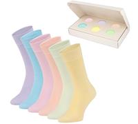 ZOOKSY Basic Box Chaussettes, Boîte Pastel, 36-40 Femme