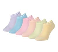 ZOOKSY - Chaussettes Courtes 6 Paires pour Garçons et Filles I Taille (24-29/30-35) I en Coton I d'Été pour Enfants I Sportives