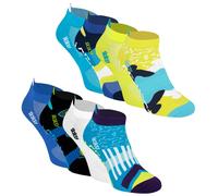 Zooksy Chaussettes Antidérapantes Colorées 8 Paires Ensemble Multi Pack Abs Femmes Hommes Unisexe Yoga Fitness Ballet Pilates Gymnastique Exercice Coton Chaussettes Courtes Multicolore Taille 41-46