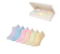 ZOOKSY - Chaussettes Courtes 6 Paires pour Garçons et Filles I Taille (24-29/30-35) I en Coton I d'Été pour Enfants I Sportives