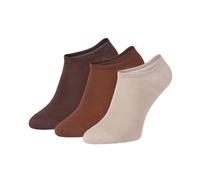 ZOOKSY - Chaussettes Courtes pour Hommes et Femmes I Chaussettes Doona en Coton I Chaussettes d'Été pour Femmes et Hommes I Chaussettes Sportives I Taille: 41-46 I Beige, Rouge, Marron