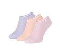 ZOOKSY - Chaussettes Courtes pour Hommes et Femmes I Chaussettes Doona en Coton I Chaussettes d'Été pour Femmes et Hommes I Chaussettes Sportives I Taille: 41-46 I Lilas, Rose Poudré, Orange Pâle