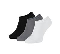 ZOOKSY - Chaussettes Courtes pour Hommes et Femmes I Chaussettes Doona en Coton I Chaussettes d'Été pour Femmes et Hommes I Chaussettes Sportives I Taille: 36-40 I Blanc, Graphite, Noir
