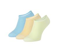 ZOOKSY - Chaussettes Courtes pour Hommes et Femmes I Chaussettes Doona en Coton I Chaussettes d'Été pour Femmes et Hommes I Chaussettes Sportives I Taille: 41-46 I Pistache, Jaune Pâle, Azur