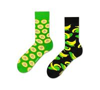 ZOOKSY - Chaussettes d'été colorées pour hommes femmes 1 paire MixTury I Chaussettes d'été colorées pour hommes femmes I Chaussettes longues en coton I Banane I 41-46