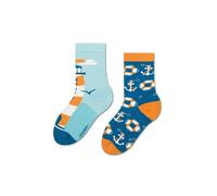 Zooksy Chaussettes Eté Colorées Enfants Mixtury Longues En Coton Marin 30-35