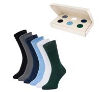 ZOOKSY - Chaussettes Longues en Coton 6 Paires I Unisex pour Adultes I Chaussettes pour Tous les Jours I Chaussettes Unisexes, Confortables I Chaussettes de Sport I Taille: 36-40 I casual box