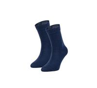 ZOOKSY - Chaussettes Longues en Coton I Unisex pour Enfants I Chaussettes pour Tous les Jours I Chaussettes Unisexes, Confortables I Chaussettes de Sport I 24-29 I Deep Navy