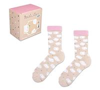 ZOOKSY - Chaussettes Noël Unisex - Motifs Joyeux et Colorés, Confort et Style pour Hommes et Femmes, Excellent Choix pour Cadeaux de Noël, Design Festif - Marshmallows, 36-40