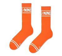 ZOOKSY - Chaussettes Sportives NINETIES I Unisexes I Gym, Antidérapantes I 1 Paire I 41-46 I Orange