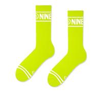 ZOOKSY - Chaussettes Sportives NINETIES I Unisexes I Gym, Antidérapantes I Chaussettes Sportives Homme, Chaussettes de Gym Homme I 1 Paire I 41-46 I Citron vert