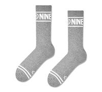 ZOOKSY - Chaussettes Sportives NINETIES I Unisexes I Gym, Antidérapantes I Chaussettes Sportives Homme, Chaussettes de Gym Homme I 1 Paire I 36-40 I Gris