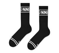 ZOOKSY - Chaussettes Sportives NINETIES I Unisexes I Gym, Antidérapantes I Chaussettes Sportives Homme, Chaussettes de Gym Homme I 1 Paire I 36-40 I Noir