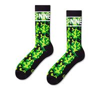 ZOOKSY - Chaussettes Sportives NINETIES I Unisexes I Gym, Antidérapantes I Chaussettes Sportives Homme, Chaussettes de Gym Homme I 1 Paire I 41-46 I Camouflage forestier