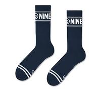 ZOOKSY - Chaussettes Sportives NINETIES I Unisexes I Gym, Antidérapantes I Chaussettes Sportives Homme, Chaussettes de Gym Homme I 1 Paire I 36-40 I Bleu marine