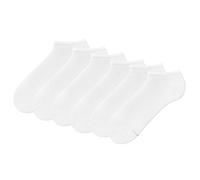 Zooksy Pack 6 Paires Chaussettes Courtes Doona Coton 36-40 Blanc
