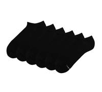 Zooksy Pack 6 Paires Chaussettes Courtes Doona Coton 36-40 Blanc Noir