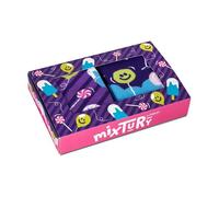 Zooksy Pack Cadeau 2 Paires Chaussettes Colorées Mixtury Longues Coton Douceur 41-46
