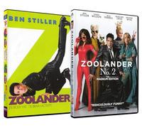 Zoolander + Zoolander No. 2 DVD double feature Comedy Set