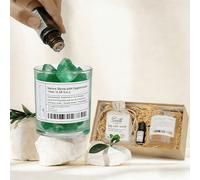 Zooly Coffret cadeau avec diffuseur de parfum en cristal vert, Enchanted Wood Phantom - 380 g
