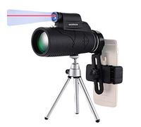 Zoom 12 x 50 HD avec trépied pour photo avec smartphone avec LED et laser - Cannoisette étoiles