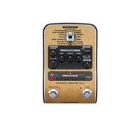 ZOOM AC-2 Acoustic Creator - Boîte de DI et pédale d'effets pour guitares acoustiques, modélisation de différentes formes de corps, effets et accordeur pour studio et scène