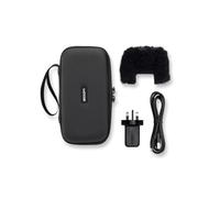 Zoom APH-2e Kit d'accessoires pour enregistreur Zoom H2essential Handy Recorder, étui souple H2e, pare-brise en fourrure, adaptateur d'alimentation, câble USB-C