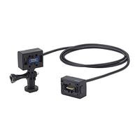 Zoom Câble d'extension ECM-3 pour capsule Zoom, 3 m - adaptateur Hot Shoe et fixation 3 points