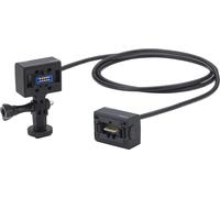 Zoom Câble d'extension ECM-3 pour capsule Zoom, 3 m - adaptateur Hot Shoe et fixation 3 points