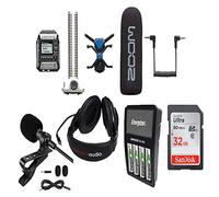 Zoom F1-SP Enregistreur de champ + Pack de micro Shotgun + Micro Lavalier + Carte SD 32 Go + Casque + Piles rechargeables