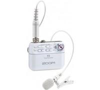 Zoom F2/W - Enregistreur 32-bit - livré avec microphone lavalier - Couleur white