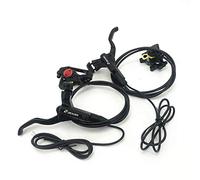 Zoom Frein à disque hydraulique pour vélo électrique HB-875-E Kit avant et arrière Pas de rotor (Noir)