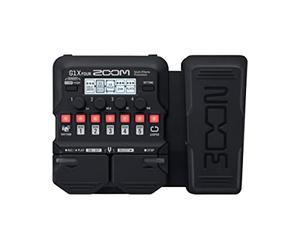 Zoom G1X FOUR Multi-effets pour guitare avec pédale d'expression, 70+ effets intégrés, modélisation de l’ampli, Looper, section rythmique, accordeur, alimentation sur pile ou adaptateur secteur