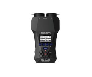 Zoom H1 XLR Enregistreur portable 2 pistes en 32 bits, guide vocal, 2 entrées XLR-jack combo à verouillage, écran, interface audio USB, pour musique, podcast, reportage, cinéma (2024)