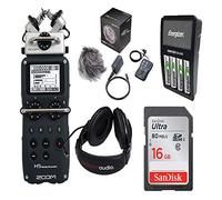 Zoom H5 Enregistreur portable 4 pistes, pack d'accessoires APH-5, casque, carte SD 16 Go et piles rechargeables