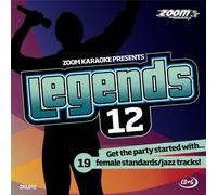 Zoom Karaoke - Zoom Karaoke CD+G - Legends Volume 12 - 19 Female Standards/Jazz Tracks [Card Wallet]