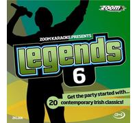 Zoom Karaoke - Zoom Karaoke CD+G - Legends Volume 6 - 20 Irish Contemporary Classics [Card Wallet]